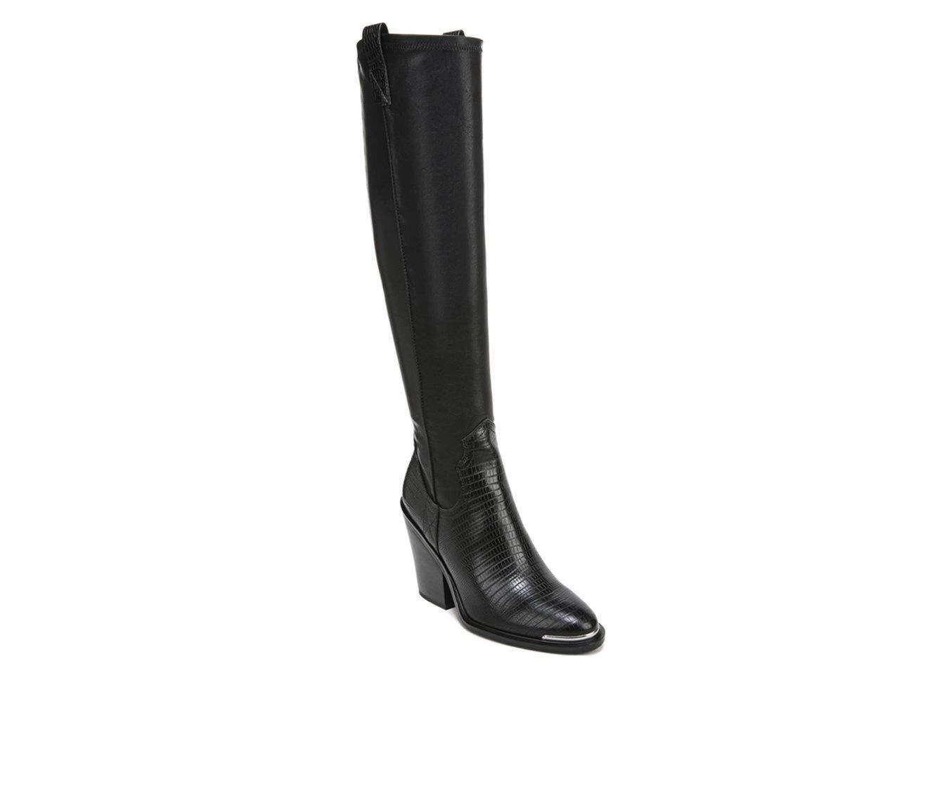 Deals 🥰 Women's Franco Sarto Glenice 2 Wide Calf Knee High Heeled Western 🥾 Boots Black ⌛ 3 Deals 🥰 Women's Franco Sarto Glenice 2 Wide Calf Knee High Heeled Western 🥾 Boots Black ⌛ - Image 3