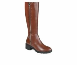 Coupon 🎉 Women's Journee Collection Morgaan Wide Calf Knee High 🥾 Boots Brown 😉 8 Coupon 🎉 Women's Journee Collection Morgaan Wide Calf Knee High 🥾 Boots Brown 😉 -London Fog Sales 2 196