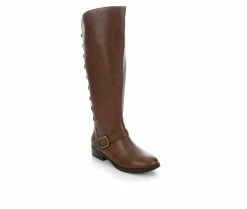 Top 10 😍 Women's Daisy Fuentes Triniti Knee High 🥾 Boots Brown ❤️ -London Fog Sales 2 21