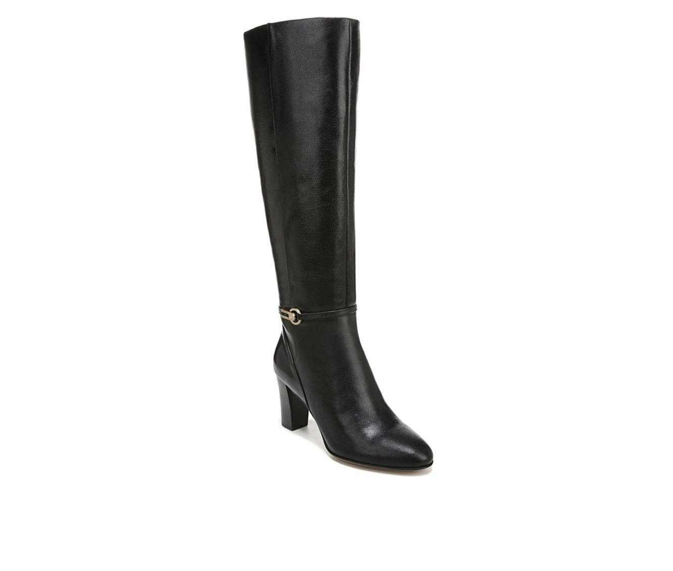 Best deal 🥰 Women's Franco Sarto Palermo Knee High Heeled 🥾 Boots Black 🤩 3 Best deal 🥰 Women's Franco Sarto Palermo Knee High Heeled 🥾 Boots Black 🤩 - Image 3