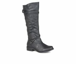 Best Sale 🎉 Women's Journee Collection Harley Extra Wide Calf Knee High 🥾 Boots Black 😉 8 Best Sale 🎉 Women's Journee Collection Harley Extra Wide Calf Knee High 🥾 Boots Black 😉 -London Fog Sales 2 22