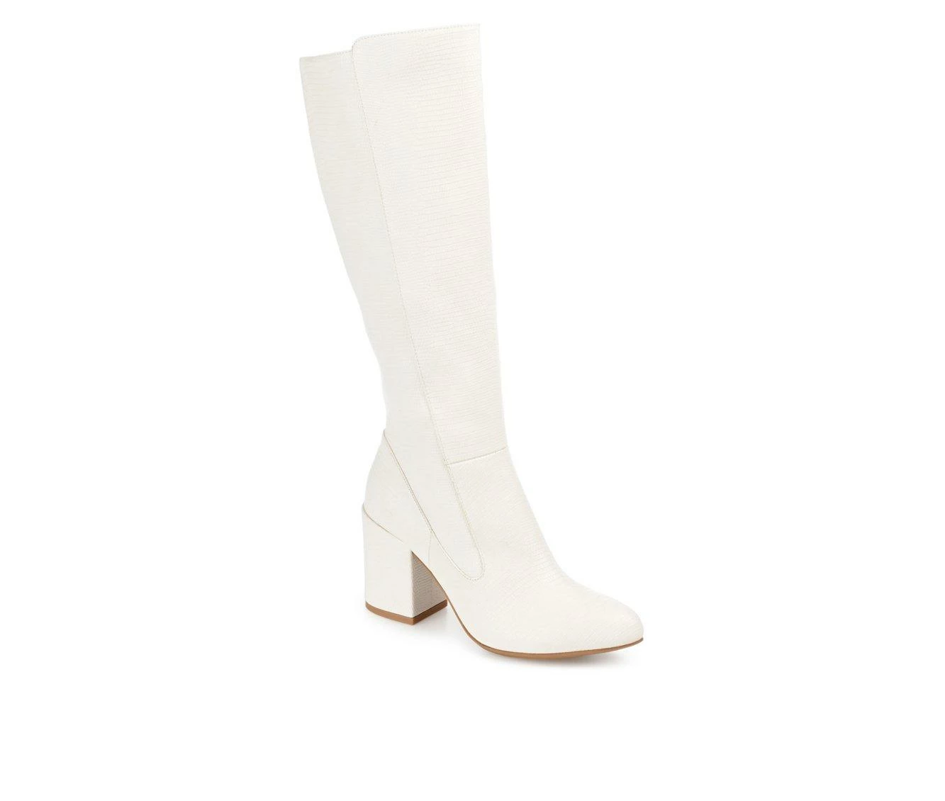 Best Sale ๐งจ Women's Journee Collection Tavia Wide Calf Knee High ๐ฅพ Boots White ๐ฅ 3 Best Sale ๐งจ Women's Journee Collection Tavia Wide Calf Knee High ๐ฅพ Boots White ๐ฅ - Image 3