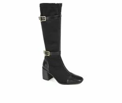 Best deal ✔️ Women's Journee Collection Gaibree Extra Wide Calf Knee High 🥾 Boots Black 🤩 -London Fog Sales 2 253