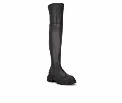 Discount ⭐ Women's Nine West Cellie Knee High 🥾 Boots Black 🌟 -London Fog Sales 2 261