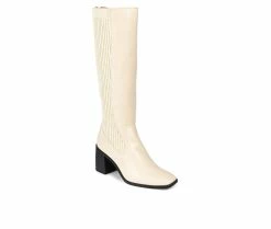 Deals ⭐ Women's Journee Collection Winny Extra Wide Calf Knee High 🥾 Boots Bone ✔️ -London Fog Sales 2 266