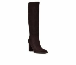 New 😀 Women's Nine West Hiya Knee High 🥾 Boots Dark Brown WC 🌟 -London Fog Sales 2 272