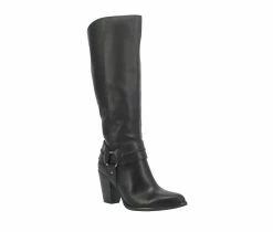 Budget 👍 Women's Code West Yolo Knee High 🥾 Boots Black 🎁 -London Fog Sales 2 277