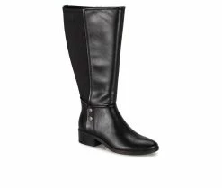 Coupon 👍 Women's Baretraps Madelyn Knee High 🥾 Boots Black 😍 -London Fog Sales 2 323