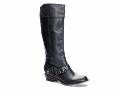 Hot Sale ✔️ Women's Chinese Laundry Solar Knee High 🥾 Boots Black ⭐ -London Fog Sales 2 336