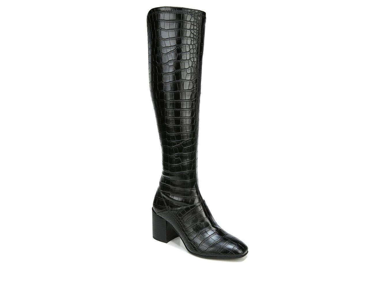 Cheapest ๐ Women's Franco Sarto Tribute Wide Calf Knee High ๐ฅพ Boots Black Croco ๐ 3 Cheapest ๐ Women's Franco Sarto Tribute Wide Calf Knee High ๐ฅพ Boots Black Croco ๐ - Image 3