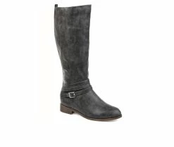 New 👏 Women's Journee Collection Ivie Knee High 🥾 Boots Grey 💯 -London Fog Sales 2 363