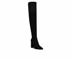 Best deal ❤️ Women's Nine West Daser Knee High Heeled 🥾 Boots Black ✨ 8 Best deal ❤️ Women's Nine West Daser Knee High Heeled 🥾 Boots Black ✨ -London Fog Sales 2 387