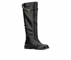 Promo ❤️ Women's Torgeis Serafina Knee High 🥾 Boots Black ⌛ -London Fog Sales 2 398
