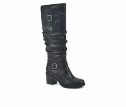 Cheap 💯 Women's White Mountain Desirable Knee High 🥾 Boots Black 🔥 -London Fog Sales 2 40