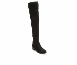 Best Pirce ⌛ Women's Y-Not Yah Over-the-Knee 🥾 Boots Black 😍 -London Fog Sales 2 408