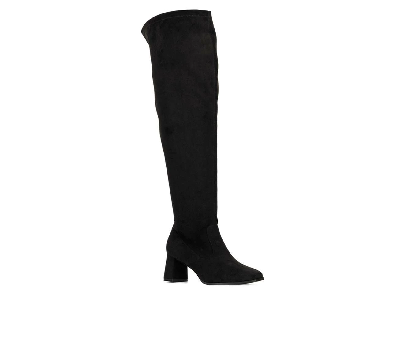Budget ๐ Women's Fashion To Figure Natalia XWC Over The Knee High ๐ฅพ Boots Black Wide โค๏ธ 3 Budget ๐ Women's Fashion To Figure Natalia XWC Over The Knee High ๐ฅพ Boots Black Wide โค๏ธ - Image 3