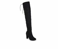 Budget ✨ Women's Journee Collection Maya Over-The-Knee 🥾 Boots Black ⭐ -London Fog Sales 2 421