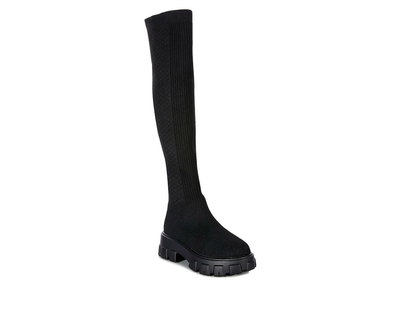 Brand new ๐ Women's London Rag Loro Over The Knee ๐ฅพ Boots Black โญ 3 Brand new ๐ Women's London Rag Loro Over The Knee ๐ฅพ Boots Black โญ - Image 3