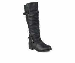 Outlet 😍 Women's Journee Collection Bite Wide Calf Knee High 🥾 Boots Black 👏 8 Outlet 😍 Women's Journee Collection Bite Wide Calf Knee High 🥾 Boots Black 👏 -London Fog Sales 2 44