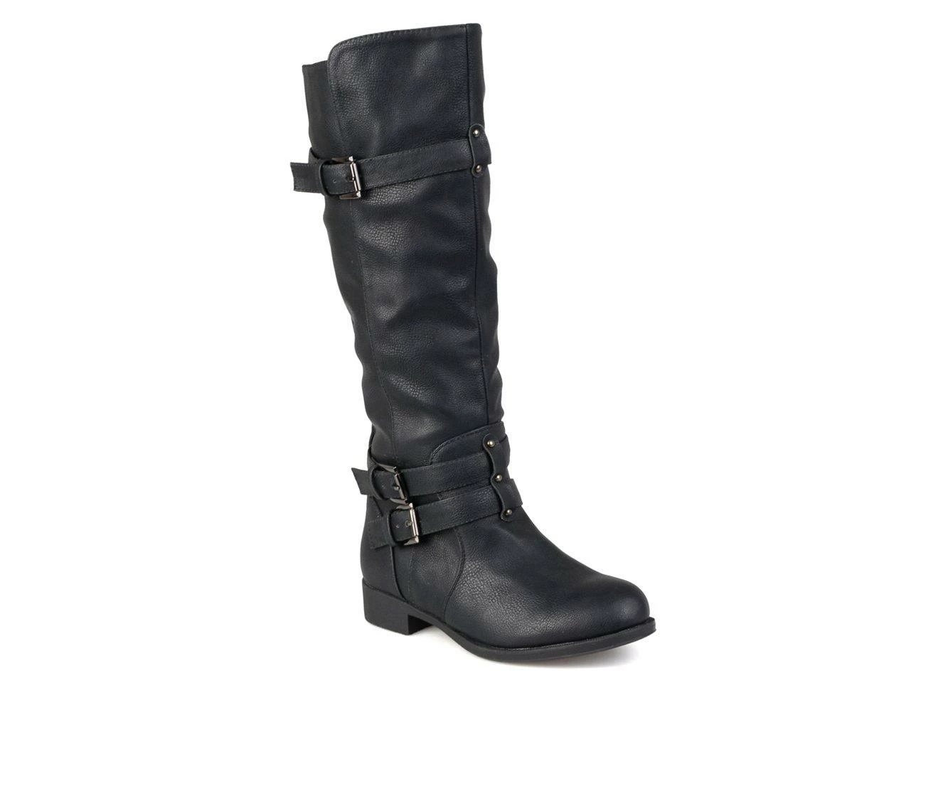 Outlet 😍 Women's Journee Collection Bite Wide Calf Knee High 🥾 Boots Black 👏 3 Outlet 😍 Women's Journee Collection Bite Wide Calf Knee High 🥾 Boots Black 👏 - Image 3