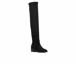New 🎁 Women's New York And Company Rana Over The Knee 🥾 Boots Black ✨ -London Fog Sales 2 445