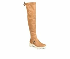 Outlet ✨ Women's Journee Collection Salisa Over-The-Knee 🥾 Boots Tan ⭐ 8 Outlet ✨ Women's Journee Collection Salisa Over-The-Knee 🥾 Boots Tan ⭐ -London Fog Sales 2 460