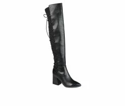 Coupon 👍 Women's Journee Collection Valorie Extra Wide Calf Over-The-Knee 🥾 Boots Croco 🎉 8 Coupon 👍 Women's Journee Collection Valorie Extra Wide Calf Over-The-Knee 🥾 Boots Croco 🎉 -London Fog Sales 2 461