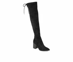 Hot Sale 🛒 Women's Journee Collection Paras Over-The-Knee 🥾 Boots Black 🌟 8 Hot Sale 🛒 Women's Journee Collection Paras Over-The-Knee 🥾 Boots Black 🌟 -London Fog Sales 2 476