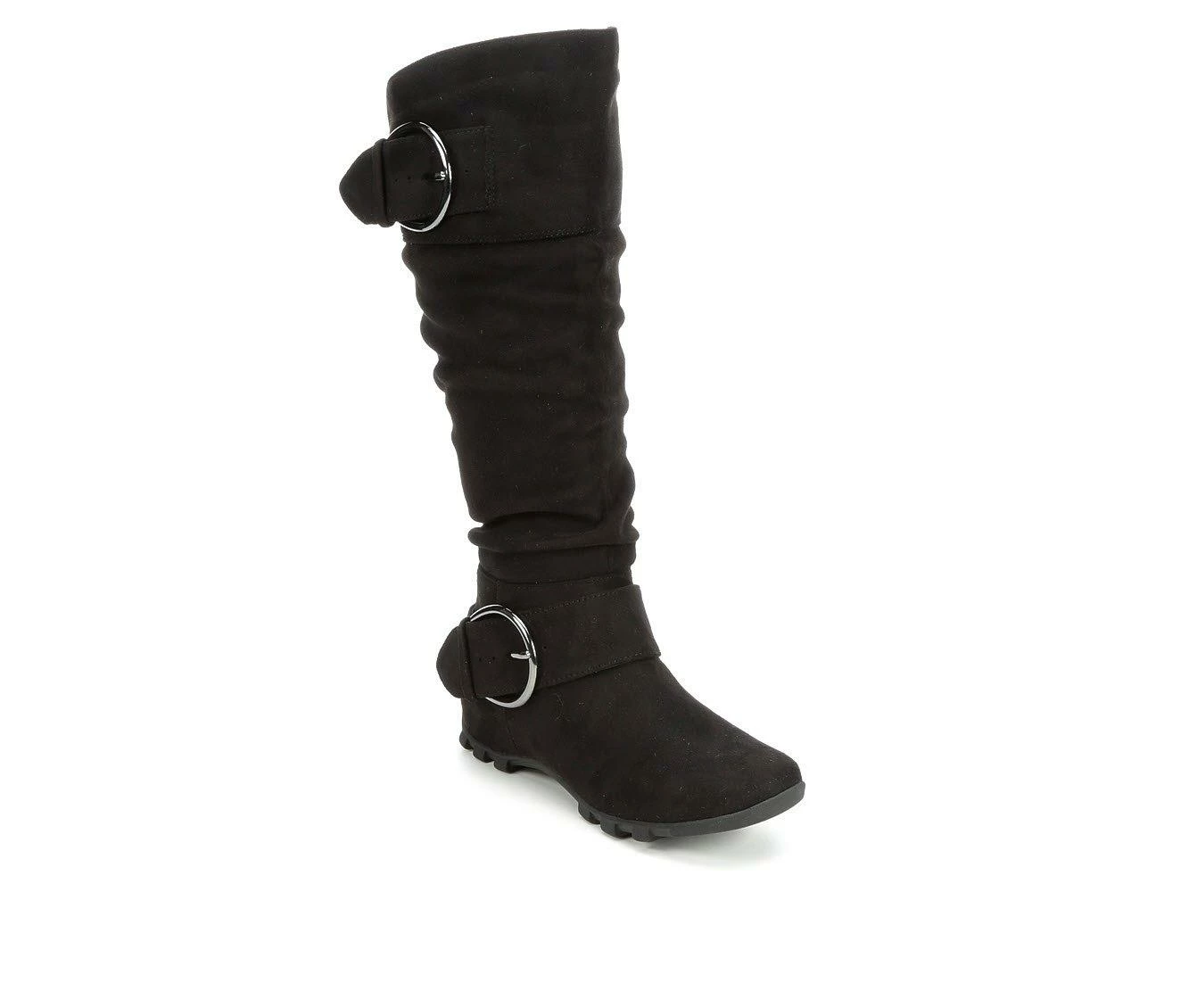 Wholesale 🧨 Women's Unr8ed Skippy Ruched Knee High 🥾 Boots Black 🔥 3 Wholesale 🧨 Women's Unr8ed Skippy Ruched Knee High 🥾 Boots Black 🔥 - Image 3