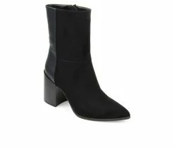 Top 10 ⌛ Women's Journee Collection Sharlie Mid 🥾 Boots Black 🎁 -London Fog Sales 2 505