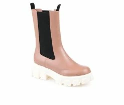 Coupon 👍 Women's Journee Collection Vista Chelsea 🥾 Boots Rose 😀 8 Coupon 👍 Women's Journee Collection Vista Chelsea 🥾 Boots Rose 😀 -London Fog Sales 2 523