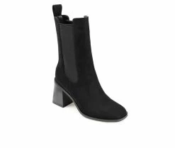 Budget 👍 Women's Journee Collection Kaydia Mid Calf Chelsea 🥾 Boots Black ⌛ 8 Budget 👍 Women's Journee Collection Kaydia Mid Calf Chelsea 🥾 Boots Black ⌛ -London Fog Sales 2 526
