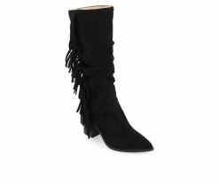 Coupon ✨ Women's Journee Collection Hartly-XWC Mid Calf Western Inspired Boot Black ✨ 8 Coupon ✨ Women's Journee Collection Hartly-XWC Mid Calf Western Inspired Boot Black ✨ -London Fog Sales 2 539