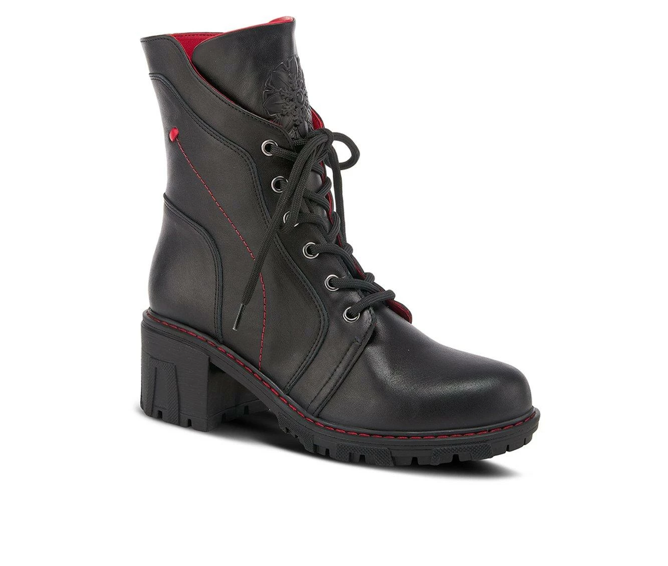 Outlet ๐งจ Women's SPRING STEP Yoku Heeled Booties Black Multi ๐ 3 Outlet ๐งจ Women's SPRING STEP Yoku Heeled Booties Black Multi ๐ - Image 3