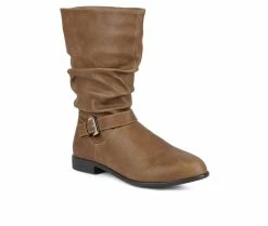Promo ๐ Women's London Rag Folds Mid Calf ๐ฅพ Boots Tan ๐ 8 Promo ๐ Women's London Rag Folds Mid Calf ๐ฅพ Boots Tan ๐ -London Fog Sales 2 552