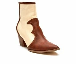 Hot Sale 🌟 Women's Coconuts By Matisse Marvin Western 🥾 Boots Saddle 🧨 -London Fog Sales 2 568