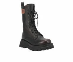 Discount ⭐ Women's Dingo Boot Mad Maxine Knee High 🥾 Boots Wine ✔️ -London Fog Sales 2 571