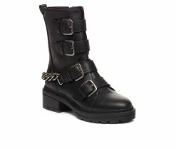 Cheap 🧨 Women's Rocket 🐕 Dog Icon Moto 🥾 Boots Black 🛒 -London Fog Sales 2 608