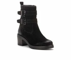 Cheap 😉 Women's Vintage Foundry Co Charmaine Moto 🥾 Boots Black 🛒 -London Fog Sales 2 615