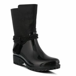 Top 10 😀 Women's SPRING STEP Glover Mid 🥾 Boots Black 👏 -London Fog Sales 2 623