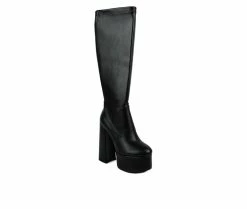 Wholesale 🧨 Women's London Rag Coraline Heeled Mid Calf 🥾 Boots Black ⭐ 8 Wholesale 🧨 Women's London Rag Coraline Heeled Mid Calf 🥾 Boots Black ⭐ -London Fog Sales 2 628