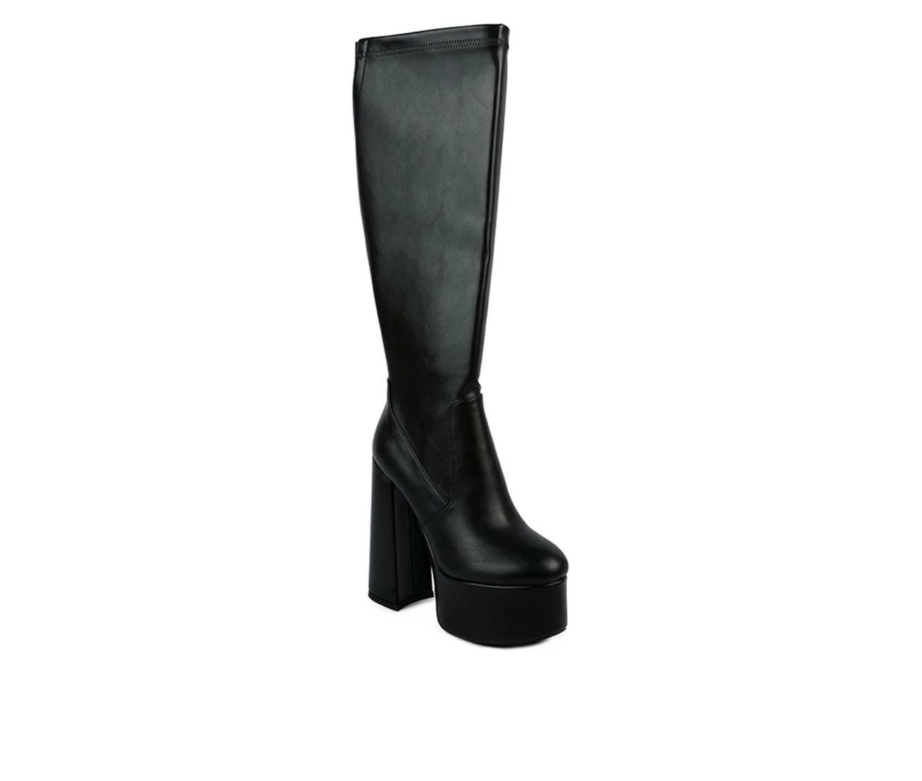Wholesale 🧨 Women's London Rag Coraline Heeled Mid Calf 🥾 Boots Black ⭐ 3 Wholesale 🧨 Women's London Rag Coraline Heeled Mid Calf 🥾 Boots Black ⭐ - Image 3
