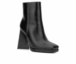 Wholesale 🔔 Women's New York And Company Yolana Heeled Booties Black 👏 -London Fog Sales 2 633