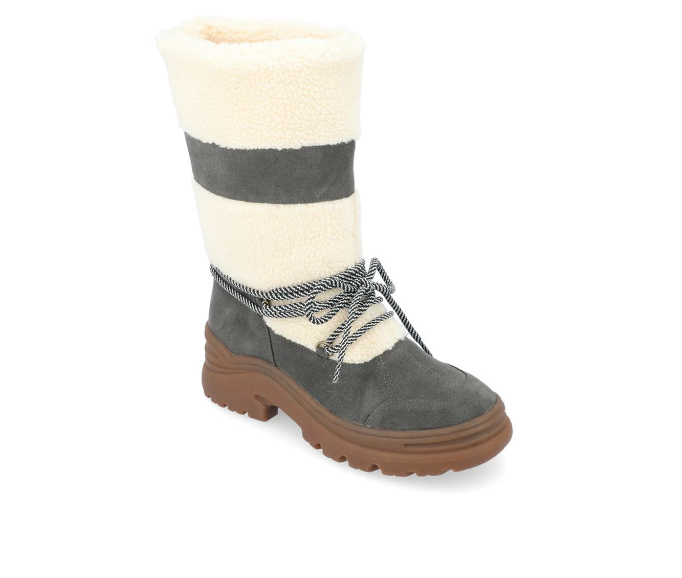 Best deal ๐งจ Women's Journee Collection Galina Mid Calf Winter ๐ฅพ Boots Charcoal ๐ 3 Best deal ๐งจ Women's Journee Collection Galina Mid Calf Winter ๐ฅพ Boots Charcoal ๐ - Image 3