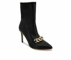 Wholesale ❤️ Women's XOXO Nigel Mid Calf Stiletto Booties Black 🌟 8 Wholesale ❤️ Women's XOXO Nigel Mid Calf Stiletto Booties Black 🌟 -London Fog Sales 2 641