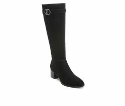Hot Sale ✔️ Women's LifeStride Daring Knee High 🥾 Boots Black 🥰 -London Fog Sales 2 65