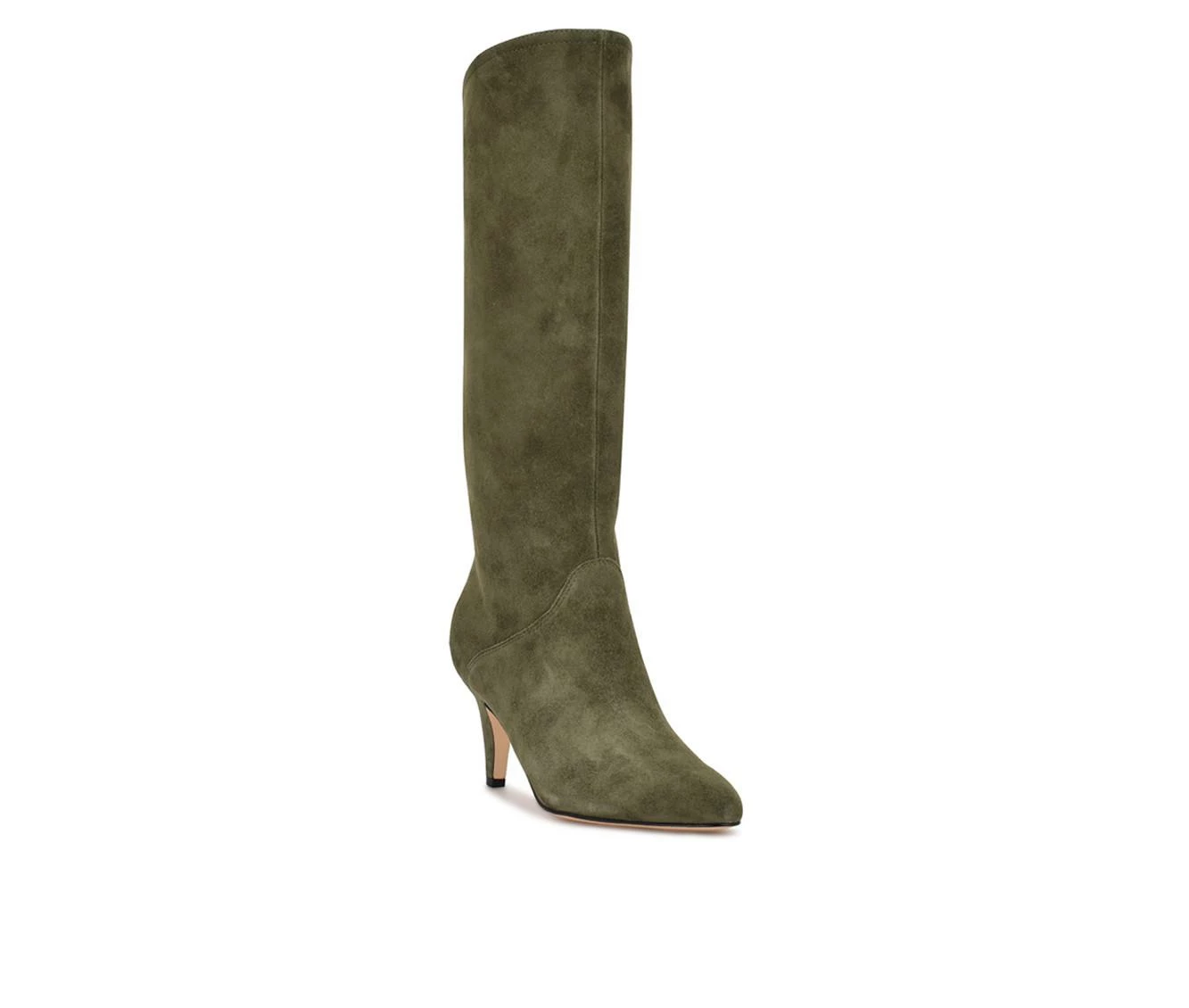 Hot Sale โค๏ธ Women's Nine West Buyah Knee High Heeled ๐ฅพ Boots Olive Suede ๐ 3 Hot Sale โค๏ธ Women's Nine West Buyah Knee High Heeled ๐ฅพ Boots Olive Suede ๐ - Image 3