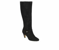 Hot Sale 🎁 Women's Bella Vita Sasha Knee High 🥾 Boots Black Suede W ✔️ -London Fog Sales 2 82