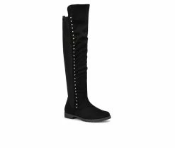 Promo ๐ Women's Olivia Miller Andrea Knee High ๐ฅพ Boots Black โ 8 Promo ๐ Women's Olivia Miller Andrea Knee High ๐ฅพ Boots Black โ -London Fog Sales 2 98
