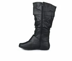 Cheap 👏 Women's Journee Collection Paris Extra Wide Calf Knee High 🥾 Boots Black 😍 9 Cheap 👏 Women's Journee Collection Paris Extra Wide Calf Knee High 🥾 Boots Black 😍 -London Fog Sales 3 108